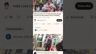 WE NEVER SEE INDIA LOVE AT MARATHON BURGER-@Cisccoo