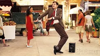Cena de Dan&ccedil;a de Rua do Mr. Bean (Mr. Bombastic) | As F&eacute;rias de Mr. Bean | Clipe