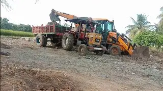 Old model HMT Power Plus tractor with fully loaded  trolley Pulling | John Deere tractor power | VT