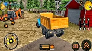 Backhoe Loader JCB Simulator Gameplay - Indian Vehicles JCB Truck Driving - Android Gameplay
