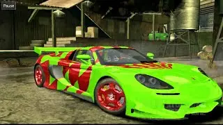 PORSCHE CARRERA GT Need for Speed Most Wanted 2005 BLACK EDITION