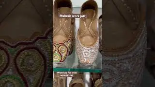 Best place to buy Mukesh work jutti | Bulk order jutti store #punjabijutti #mukeshwork #wholesaler