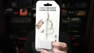 Trying out a 3-in-1 USB-C memory card reader for phones, camera apps, plus camera talk and news. 📷👍