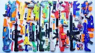 Collecting 7 Sniper Gun SMOKE GRENADE AWM Sniper Nerf MEGA AUG Gun X Sniper Assault Rifle MP5 Gun