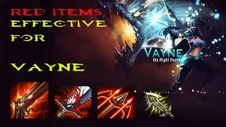 Vayne 6.18 RED ITEMS BUILD (Betterhalf.JM/ Platinum 2/ PH SERVER)
