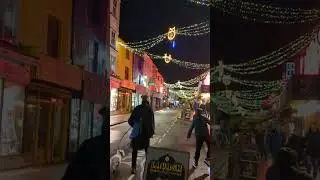 Christmas lights, Gardner Street, Brighton