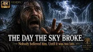 The Door Closed Before the Rain &mdash; Genesis 7 | A Cinematic Retelling Created with AI