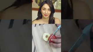 Watch #kiaraadvani pre workout snack | Apple Slices and Peanut Butter #celebrityrecipe #ytshorts