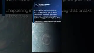 NASA Saw a MYSTERIOUS Flash on Jupiter Where it Shouldn't Exist ⚡ #space #cosmicgalaxies