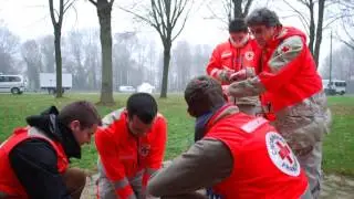 croix-rouge formation chef d'équipe - exercice