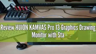 Review HUION KAMVAS Pro 13 Graphics Drawing Monitor with Stand, Full-Laminated Anti-Glare Screen Bat