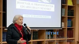 Homenaje Dr. Braun Men&eacute;ndez en IBYME
