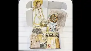 Holly Hobbie YELLOW kit now in the shop! #slowstitching #junkjournal  #diy #etsyshop #craft