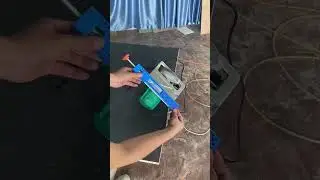 Process of cutting melamine in the form of sashes with a circular saw. #shorts