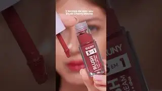 Tr&ecirc;s formas de usar o seu blush Cherry Mocha 💜🍒