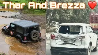 Brezza's dangerous accident 😭 || It landed in water 🥺