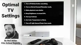 Neil Miller's Optimal TV Settings