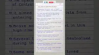 15 lines essay on Operation Sindoor | #shorts #operationsindoor #everydaywrite