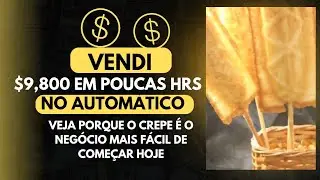 Como fiz R$9,800 vendendo Crepe Suíço em poucas horas!