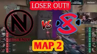 Shroud Reacts to  ENVY  Vs XSET !!   MAP 2  !! LOSER OUT