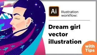 How to design a character #4 - Illustration workflow (Adobe Illustrator - Level: Intermediate)