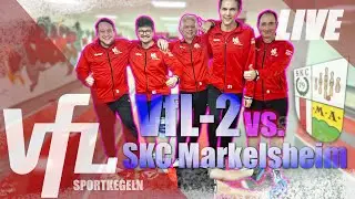 SPORTKEGELN: VfL Stuttgart-Kaltental 2 vs. SKC Markelsheim (Oberliga Nordwü. Männer, 11. Jan. 2025)