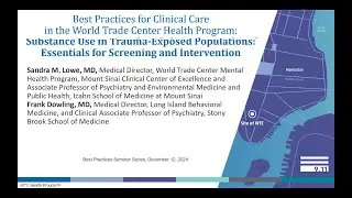 Substance Use in Trauma-Exposed Populations: Essentials for Screening and Intervention