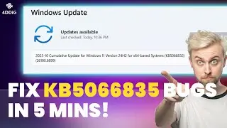 🔥[6 Ways] Fix Windows 11 KB5066835 Update Bugs in Minutes &ndash; Here&rsquo;s How!