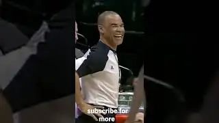NBA player punching the referee