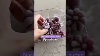 Blackberry peanut butter frozen dog treat recipe