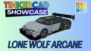The Mind Blowing Lone Wolf Arcane Tinkercad Roadster by AeroDIENamiX Tinkercad TV