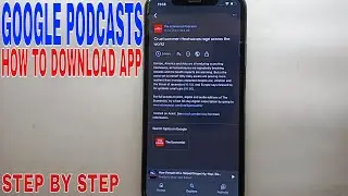 ✅  How To Download On Google Podcasts 🔴