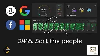 Leetcode Daily Problem Solution | 2418. Sort the people | 22/07/2024