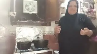 اجمل اكله مع ماما مني علا قد الايد