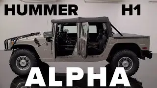 Hummer H1 Alpha 2006 года с открытым верхом и пакетом Off-Road Adventure