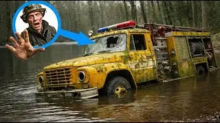 FULLY Restoration Abandoned FIRE TRUCK Sunk In SWAMP After 60 Years | ASMR Car Restoration 😱 |