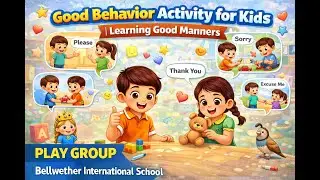 Good Behavior Activity for Kids | Learning Good Manners PLAY GROUP Bellwether International School 