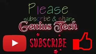 Genius Tech  Highlight thanks for your subscription