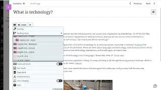 ReadSpeaker and Blackboard Ultra: Text-to-Speech Study Tool for Reading Support & Accessibility