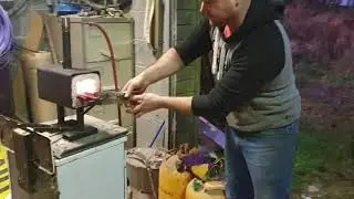 Gas forge set up and test
