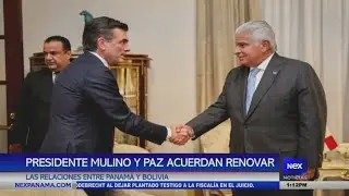 Presidente Mulino y Paz acuerdan renovar las relaciones entre Panamá y Bolivia