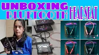 UNBOXING BLUETOOTH HEADSEAT 5.2 |Magnet storage long battery life.