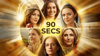 90 Seconds | Women in the Holy Bible (Mary, Sarah, Esther, Hannah, Deborah, Ruth........Priscilla)