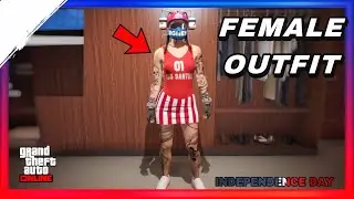 GTA 5 ONLINE - FEMALE INDEPENDENCE DAY TRYHARD OUTFIT TUTORIAL (1.60 )
