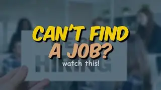 Why is it so hard to find a job?
