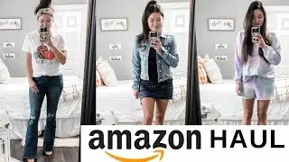 👗 Amazon Haul // Amazon Clothing Review // Amazon Fall Shirts // Amazon Tye Dye Pajamas //