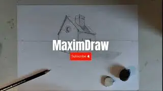 Dessinez une maison en perspective en 5min ! (Pour d&eacute;butant)