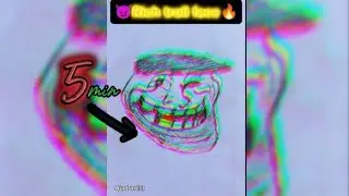 😱🤯🤑Rich troll face in 5 minutes -Easy Drawing #trolllife #trending #meme #viralvideo #drawing 🔥🔥🔥🔥🔥🔥