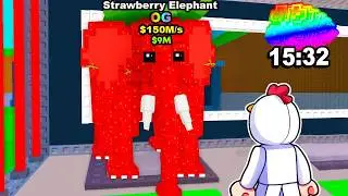Je suis le 1er au Monde &agrave; Avoir STRAWBERRY ELEPHANT sur Steal a Brainrot !
