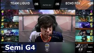 Echo Fox vs Team Liquid | Game 4 Semi Finals S8 NA LCS Spring 2018 | FOX vs TL G4